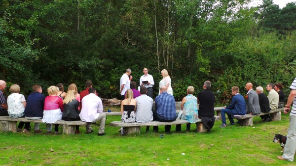 An unusual wedding ceremony?