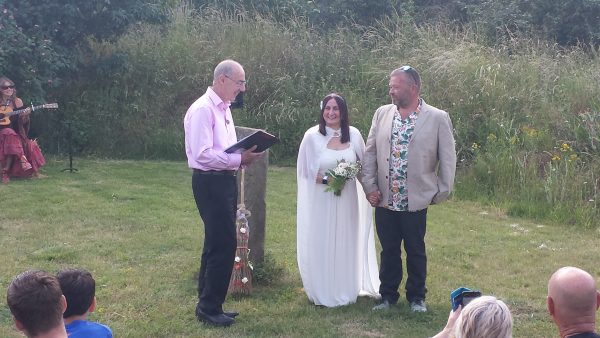 pagan handfasting at civil wedding