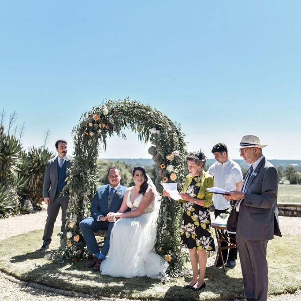 outdoor civil wedding