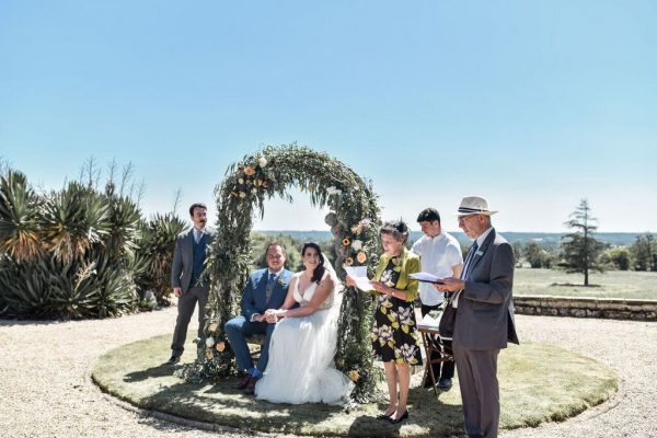 outdoor civil wedding