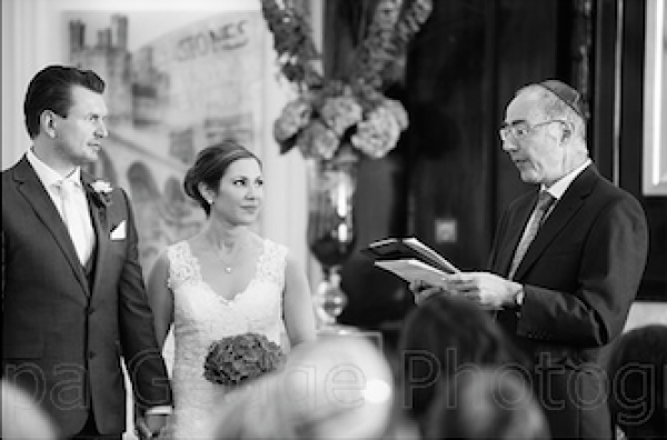 Civil celebrant at mixed-faith wedding