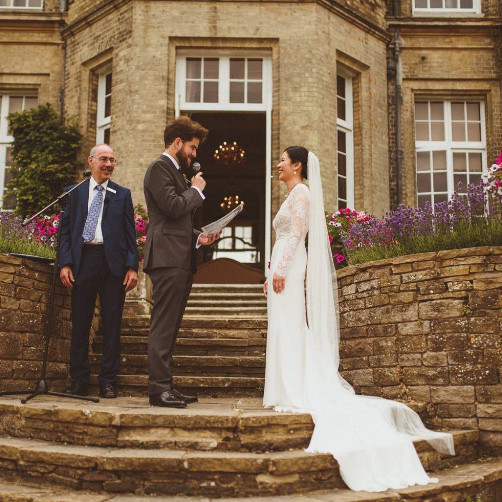 celebrant-led wedding at Hedsor House