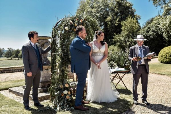 open air celebrant-led wedding